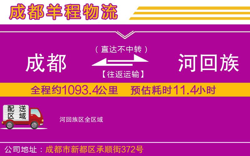 成都到瀍河回族區(qū)貨運(yùn)專線