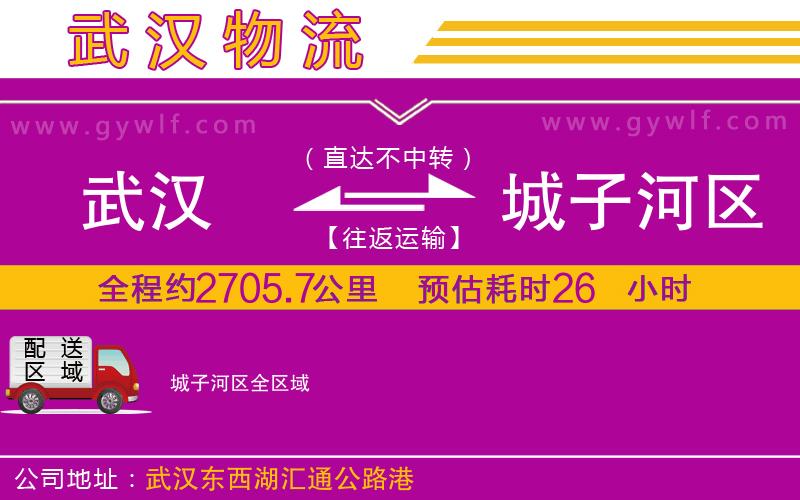武漢到城子河區(qū)貨運公司