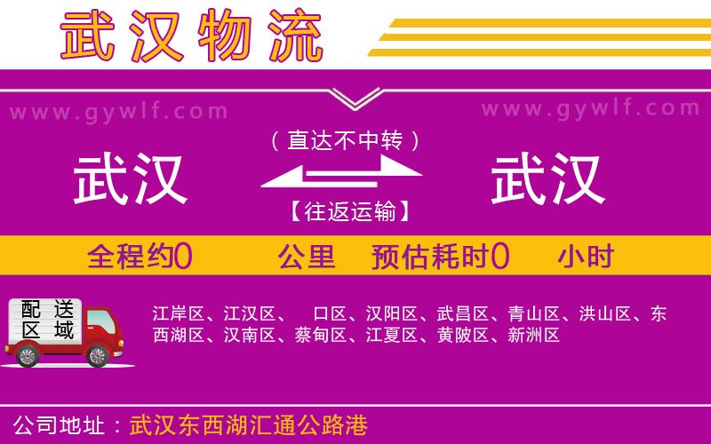 武漢到武漢物流專線