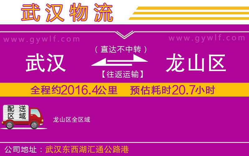 武漢到龍山區(qū)物流專線