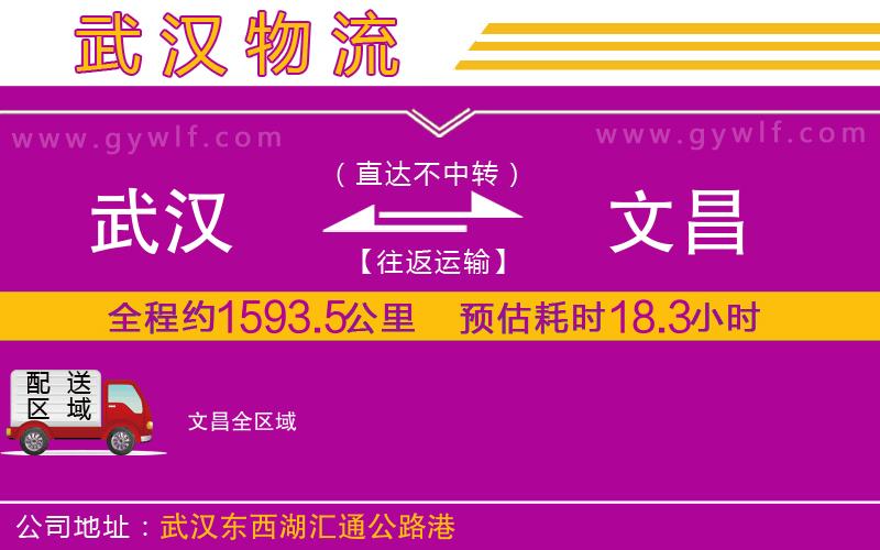 武漢到文昌物流專線