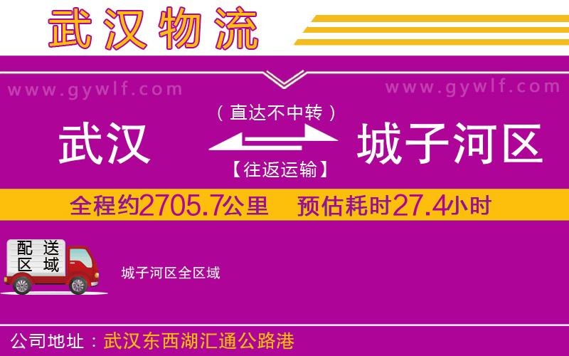 武漢到城子河區(qū)物流專線
