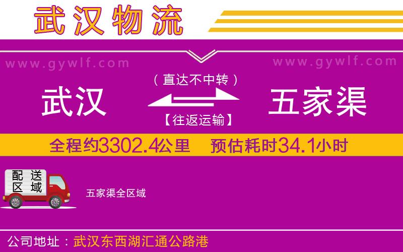 武漢到五家渠物流專線