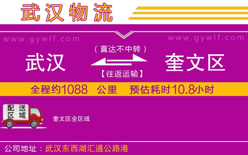 武漢到奎文區(qū)貨運(yùn)公司