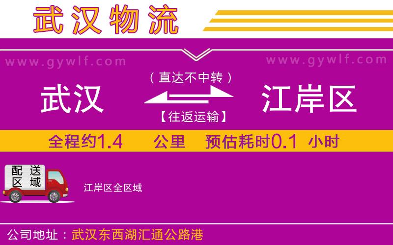 武漢到江岸區(qū)貨運公司