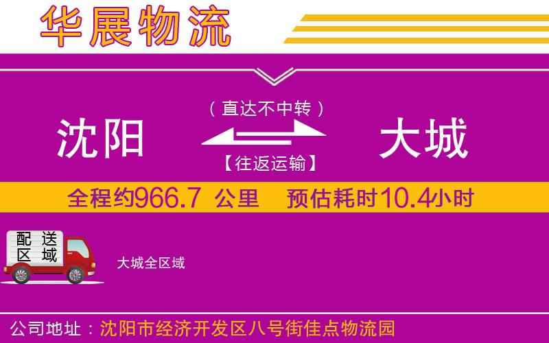 沈陽到大城貨運(yùn)公司