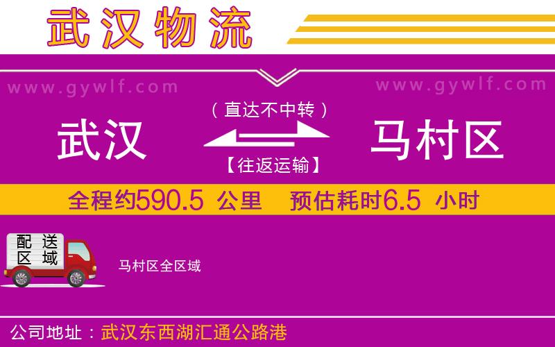 武漢到馬村區(qū)貨運公司