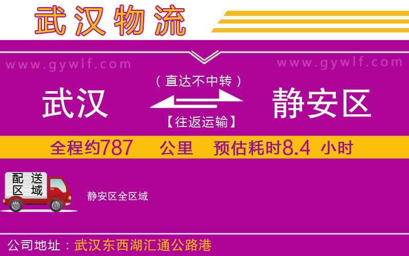武漢到靜安區(qū)物流專線