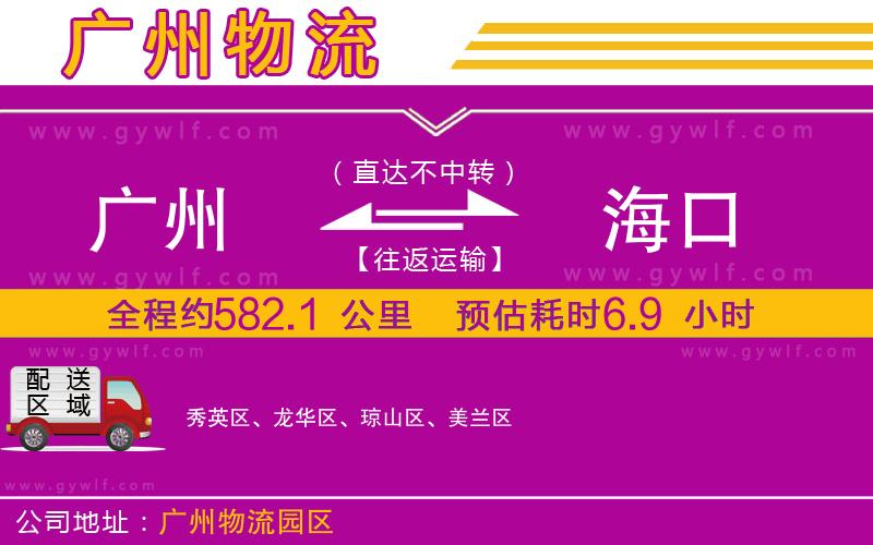 廣州到海口物流公司