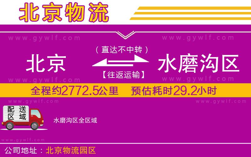 北京到水磨溝區(qū)物流公司
