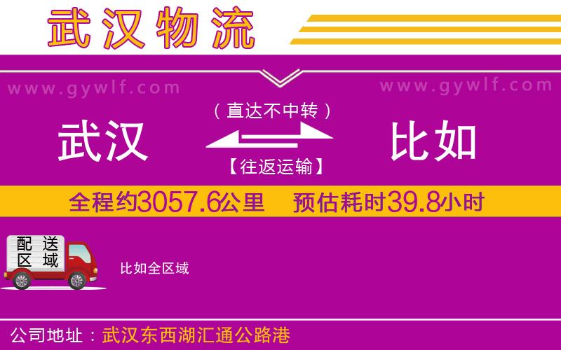 武漢到比如貨運(yùn)公司