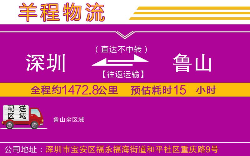 深圳到魯山貨運(yùn)公司
