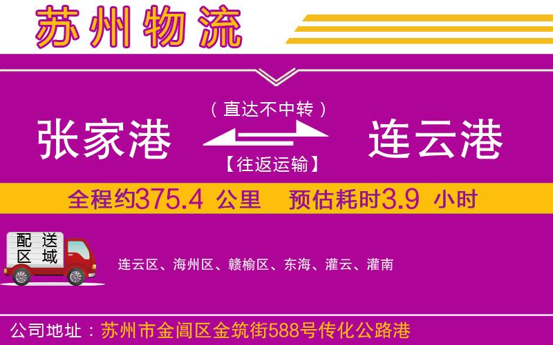 張家港到連云港物流公司