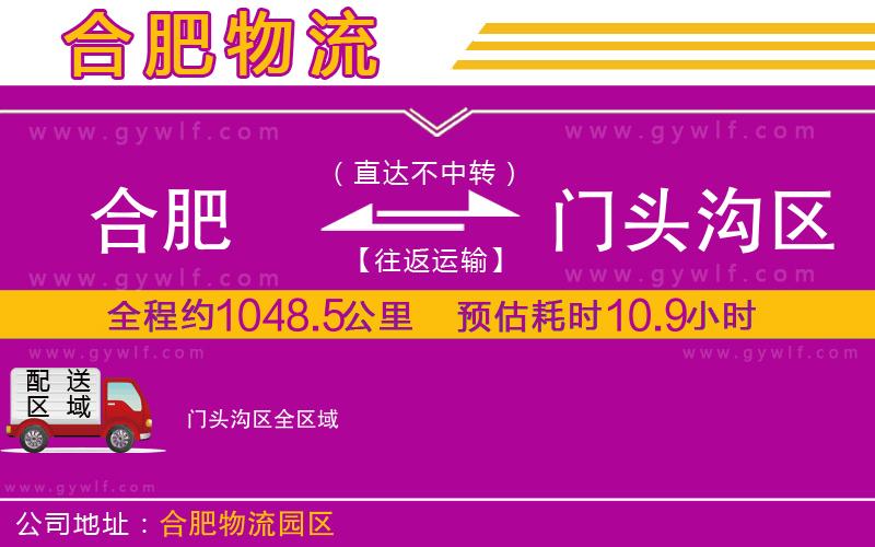 合肥到門頭溝區(qū)物流公司