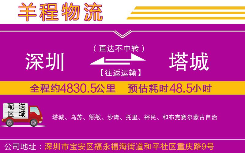 深圳到塔城物流專線