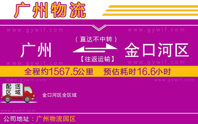廣州到金口河區(qū)物流公司