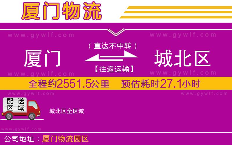 廈門到城北區(qū)物流公司