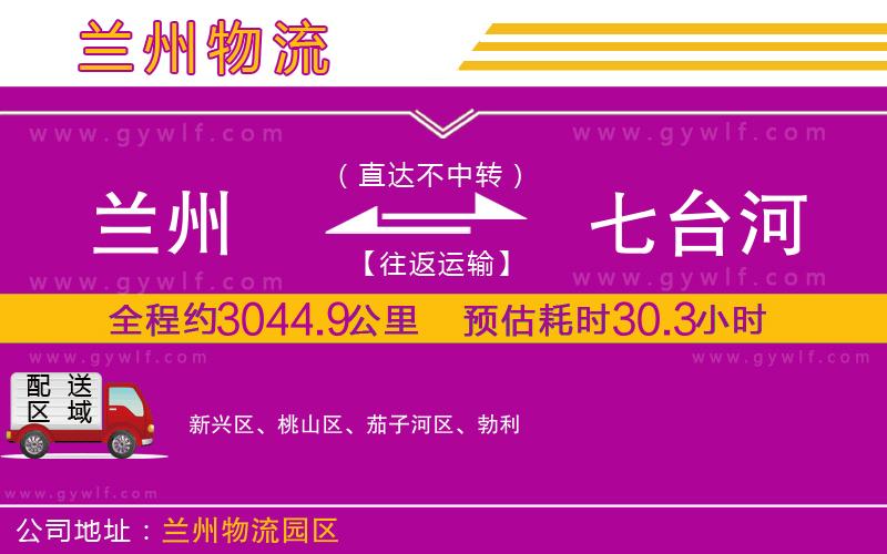 蘭州到七臺(tái)河物流公司