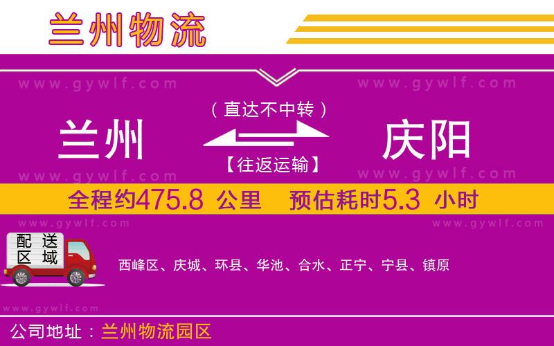 蘭州到慶陽(yáng)物流公司