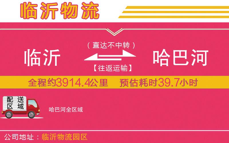 臨沂到哈巴河物流公司