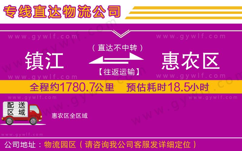 鎮(zhèn)江到惠農(nóng)區(qū)物流公司
