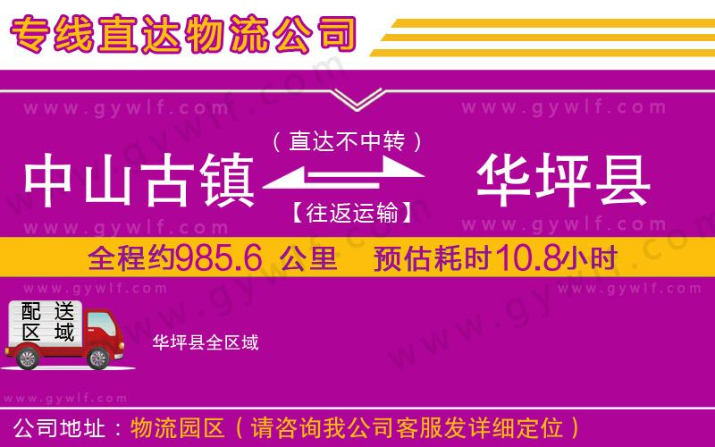 中山古鎮(zhèn)到華坪縣物流公司
