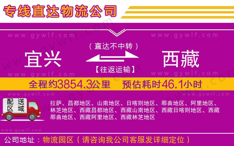 宜興到西藏物流公司