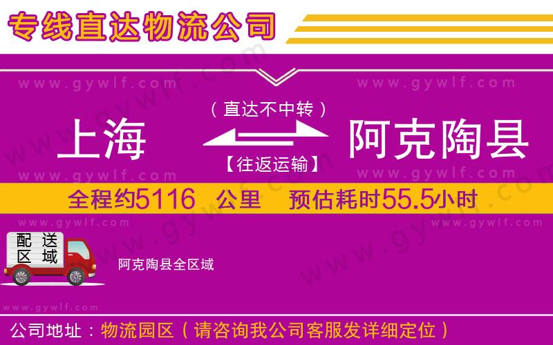 上海到阿克陶縣貨運(yùn)專線