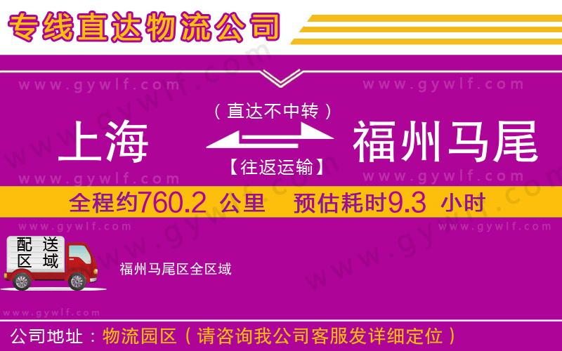 上海到福州馬尾區(qū)貨運(yùn)公司