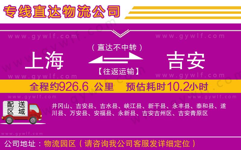 上海到吉安貨運(yùn)專線