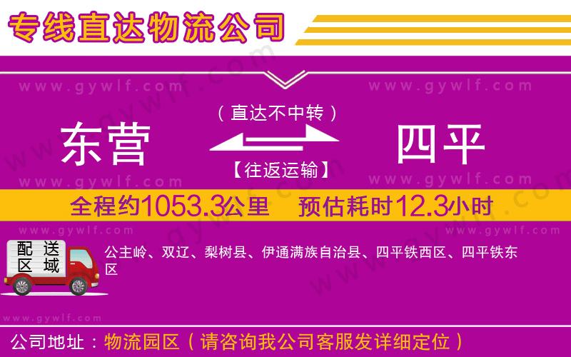 東營(yíng)到四平物流公司