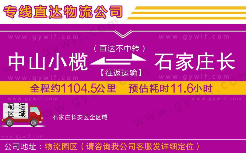 中山小欖到石家莊長(zhǎng)安區(qū)物流公司