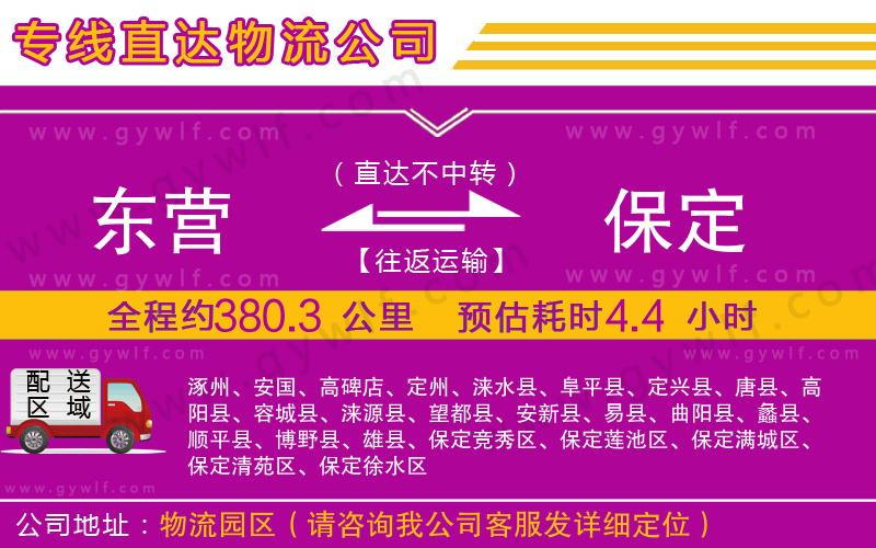東營(yíng)到保定物流公司