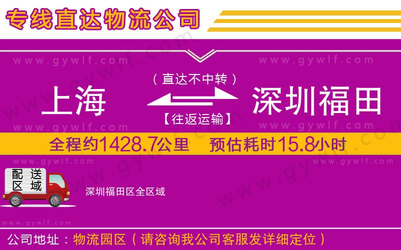 上海到深圳福田區(qū)貨運(yùn)公司