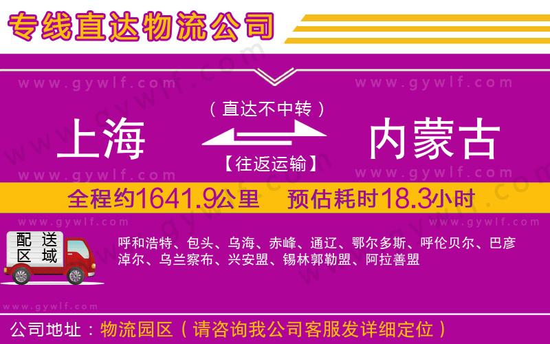 上海到內(nèi)蒙古貨運(yùn)專線