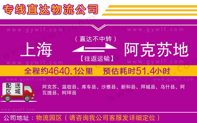 上海到阿克蘇地區(qū)物流專線