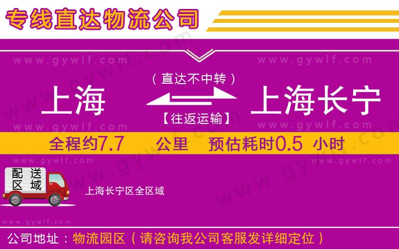 上海到上海長寧區(qū)貨運公司