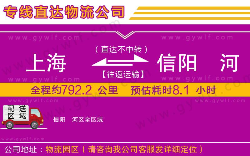 上海到信陽(yáng)浉河區(qū)貨運(yùn)專(zhuān)線(xiàn)