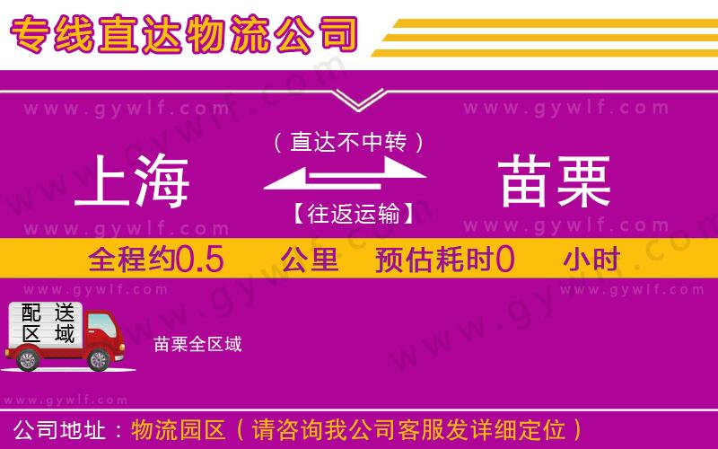 上海到苗栗貨運(yùn)專(zhuān)線