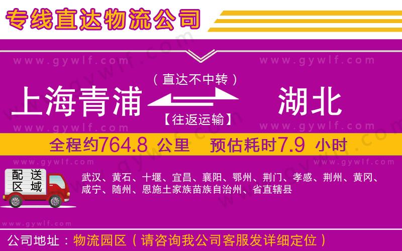 上海青浦區(qū)到湖北物流公司